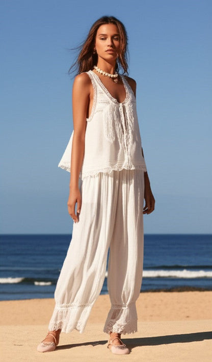 ALOUETTE LACE TWO-PIECE SET