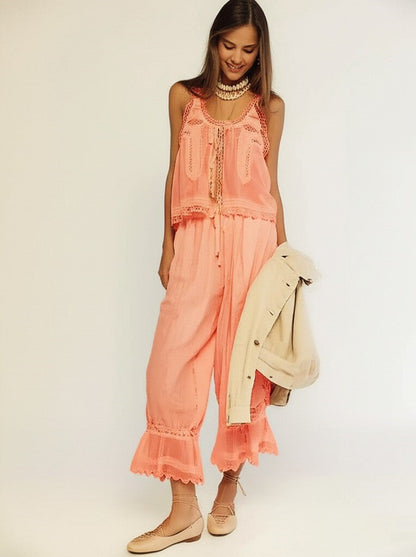 ALOUETTE LACE TWO-PIECE SET