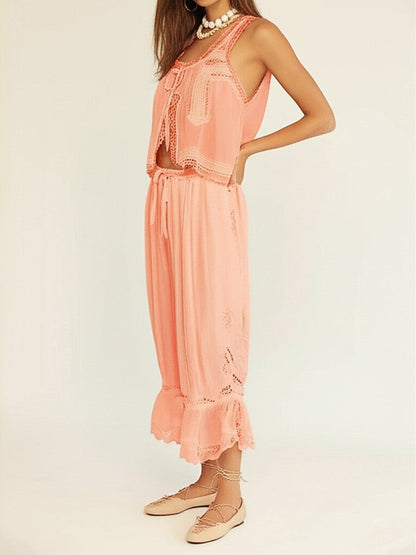 ALOUETTE LACE TWO-PIECE SET