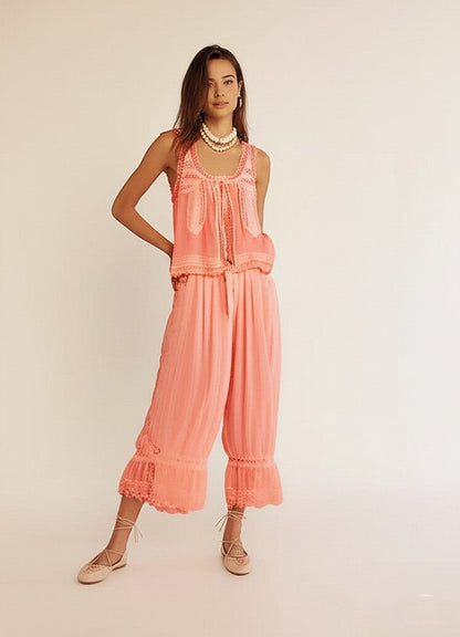 ALOUETTE LACE TWO-PIECE SET