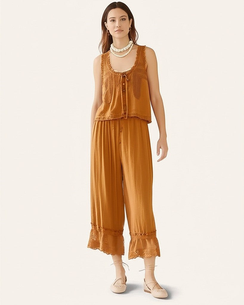 ALOUETTE LACE TWO-PIECE SET