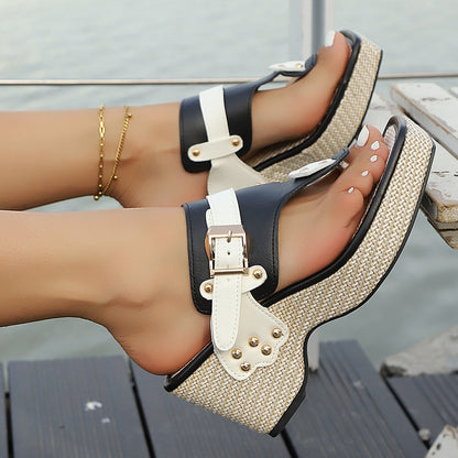Evelina Strap Slides