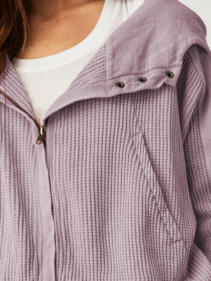 UPTOWN WAFFLE HOODIE