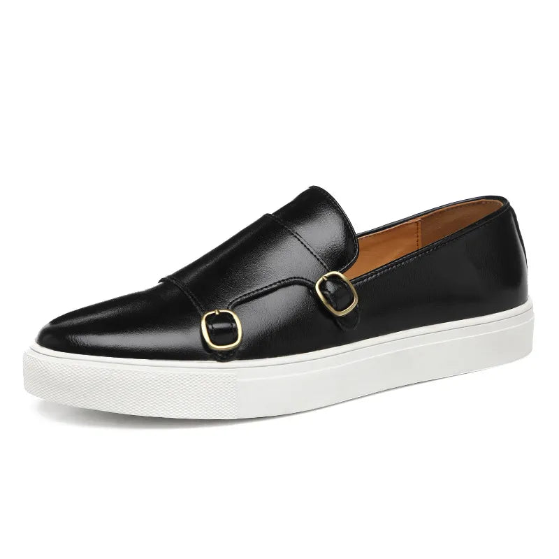 GIOVANNI BELLINI LEATHER LOAFERS