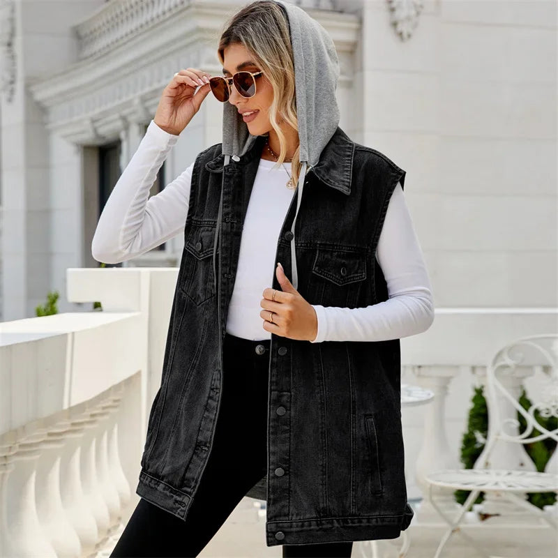 VANTAVOUGE DENIM VEST