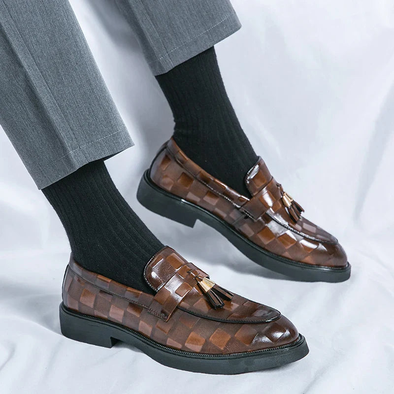 LORENZO GENUINE LEATHER LOAFERS