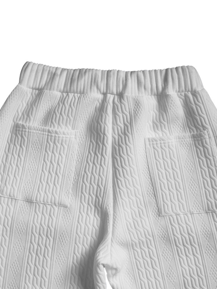 ATHLEISURE CABLE JACQUARD SET