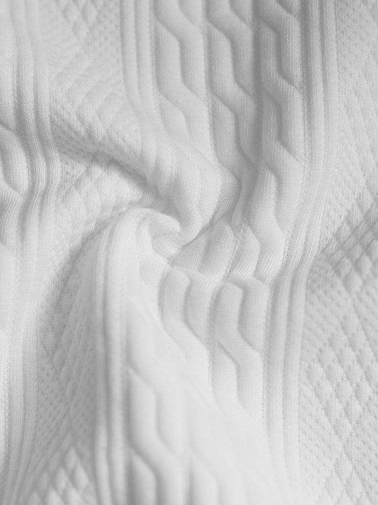 ATHLEISURE CABLE JACQUARD SET