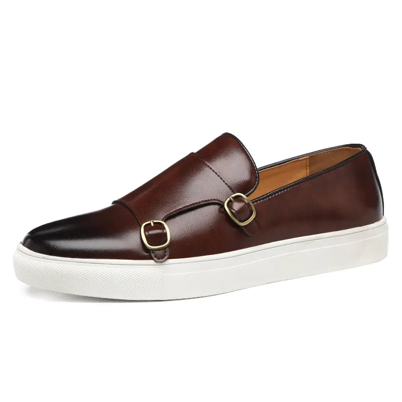 GIOVANNI BELLINI LEATHER LOAFERS