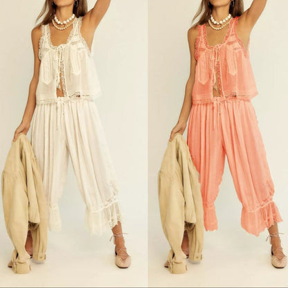 ALOUETTE LACE TWO-PIECE SET